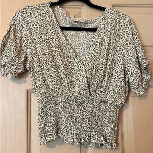 Floral Print Women's Top